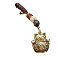 Prívesok na kľúče - Šťastná mačka