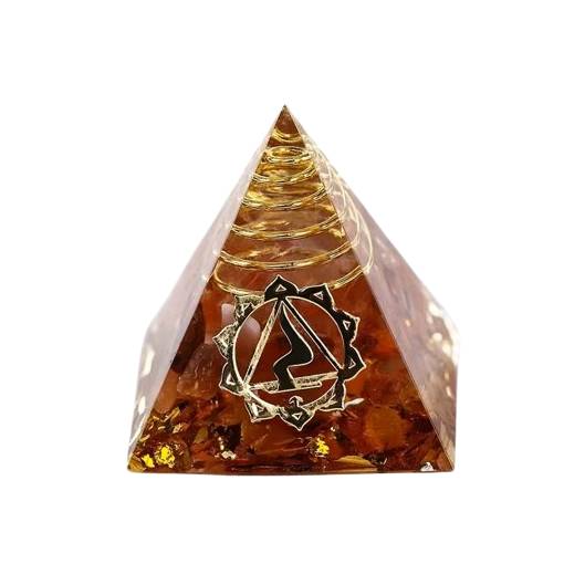 Foto - Orgonitová pyramída - Jaspisová Manipura